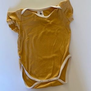 O’Lou yellow onesie 12-24M